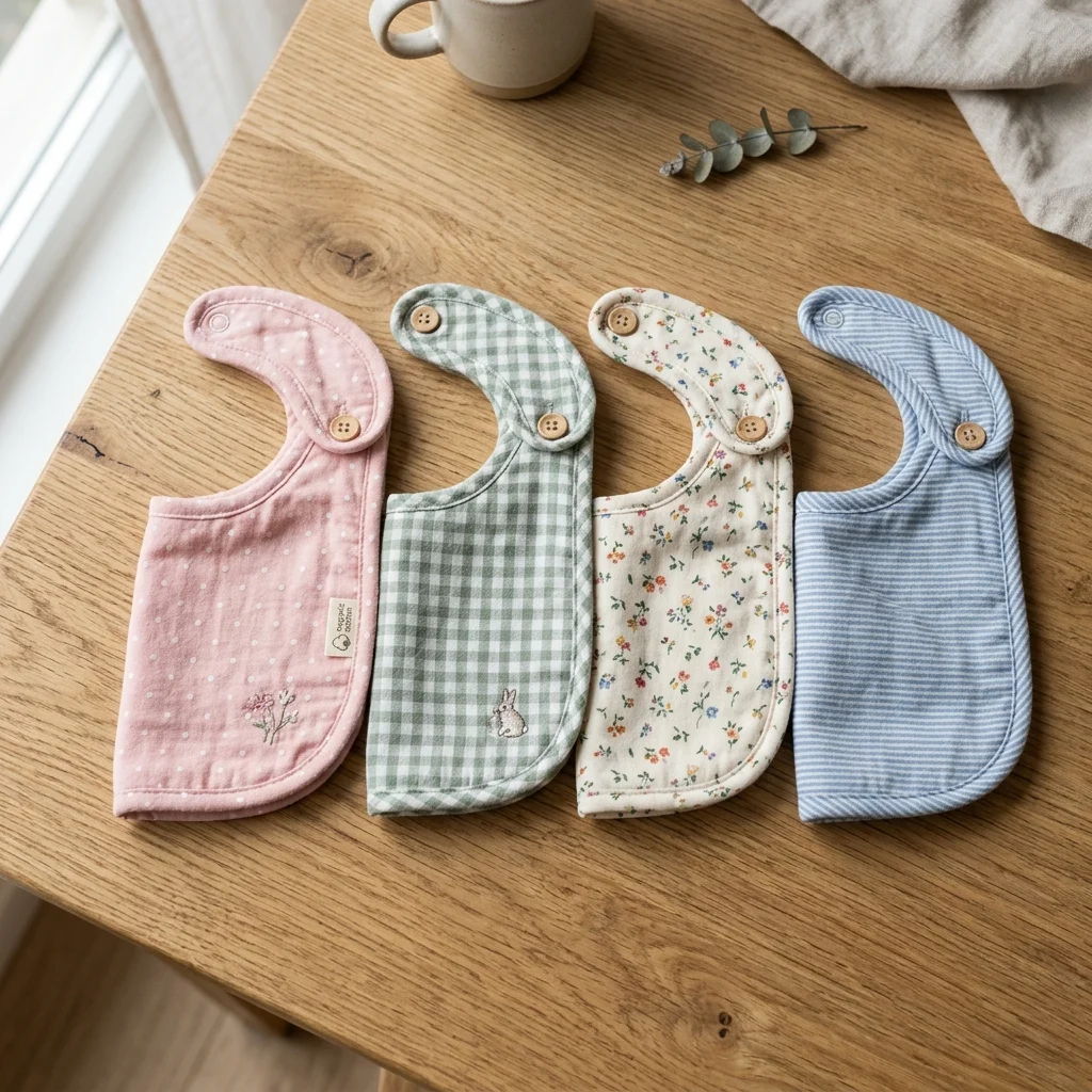 Cotton baby bibs