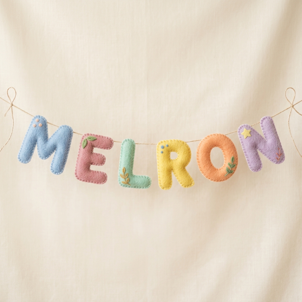 Custom Fabric & Felt Letter Banner